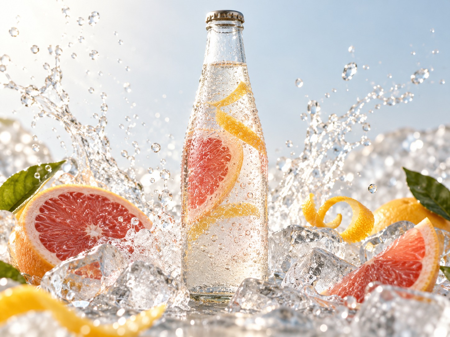 PINK GRAPEFRUIT BOTANICAL — Craft Botanical Sodas & Crystal Ice Splashes